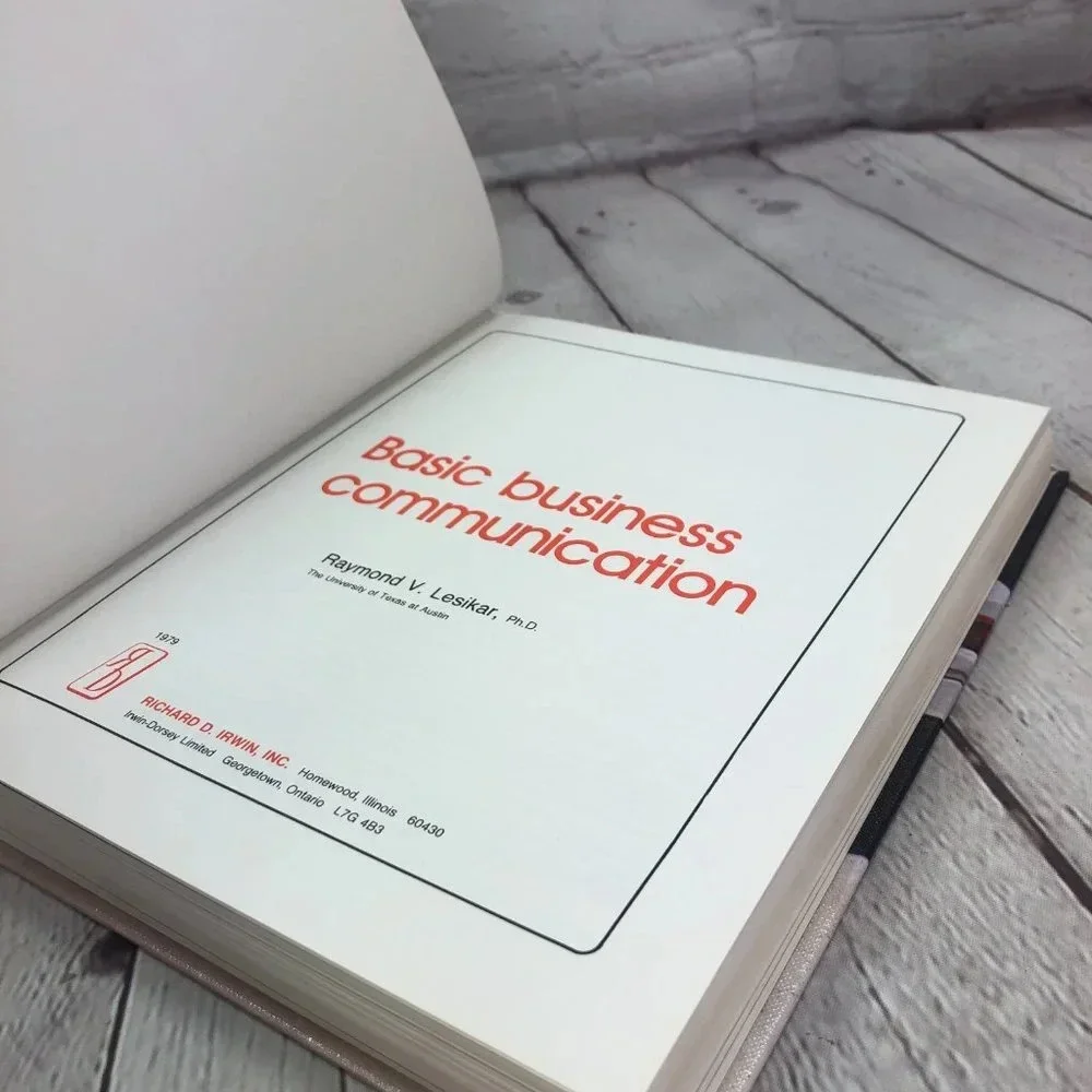 vintage textbook basic business communication 1979 collegiate